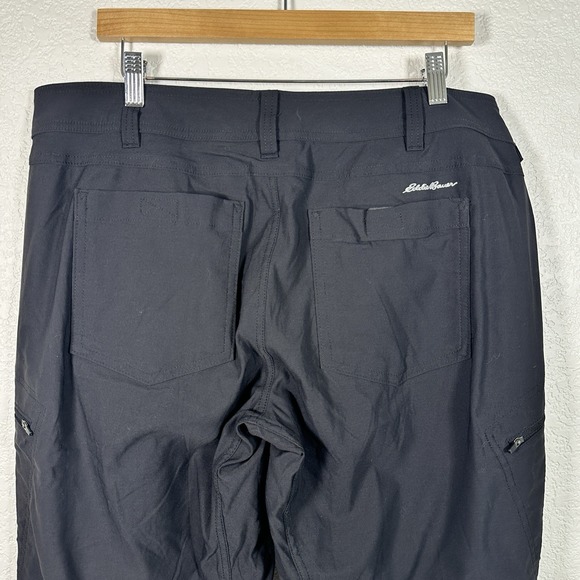 NWT Eddie Bauer Men's Lined Guide Pro Pant Black UPF Stretch Cargo 36x32 - Picture 5 of 13